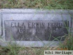 Dora Ellen "ella" Erwin Ford