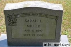 Sarah L Garvin Miller