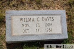 Wilma G Davis