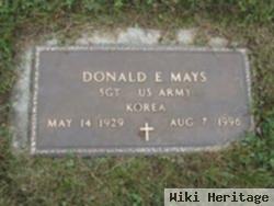 Donald E Mays