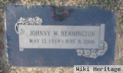 Johnny William Hennington