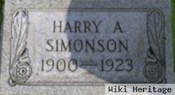 Harry A Simonson