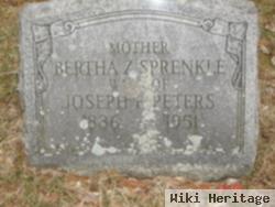 Bertha Z. Sprenkle Peters