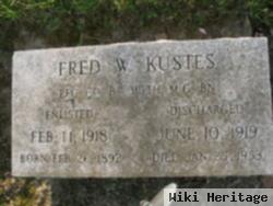 Pfc Fred W. Kustes