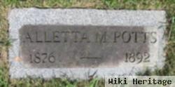 Alletta M Potts