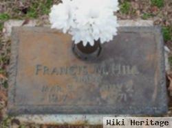 Francis M. "frank" Hill