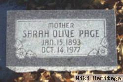 Sarah Olive Howard Page