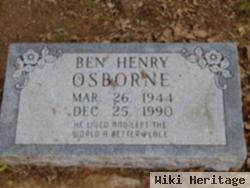 Ben Henry Osborne