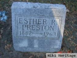 Esther R Preston