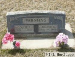 Walter L Parsons