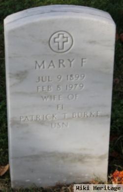 Mary F Burke