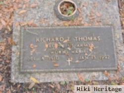 Richard E Thomas