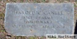 Harold C Canell