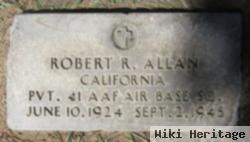 Pvt Robert Roy Allan