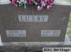 Mary Ann Lingenfelter Lusby