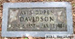 Avis Duren Davidson