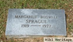 Margaret Boswell Sprague