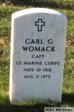 Capt Carl G Womack