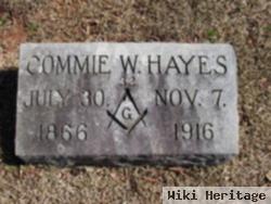 Commie W. Hayes