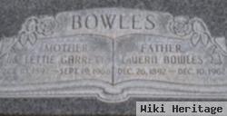 Lettie Garrett Bowles