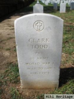Pvt Clark Todd