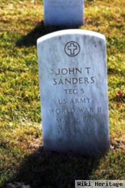 John T Sanders