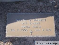 Cecil U Harris