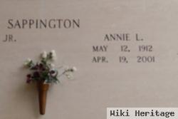 Annie L Sappington