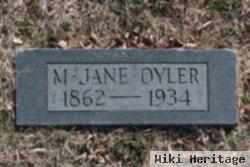 Mrs Maria Jane Hayes Oyler
