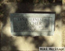 Ernest L "ernie" Archer