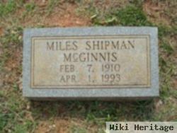 Miles Shipman Mcginnis