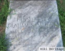 Fannie Lou Denham Sammons