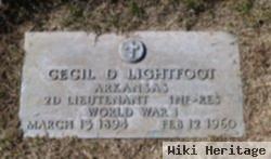 Cecil D Lightfoot