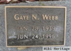 Gaye N Webb