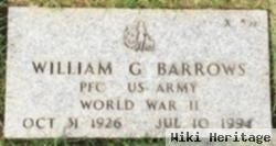 William G Barrows