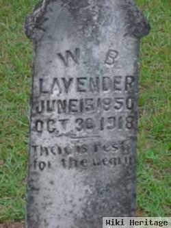 William Boyd Lavender