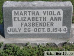 Martha Viola Fasbender