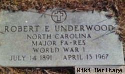 Robert E Underwood