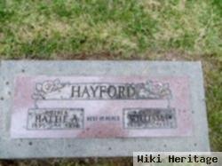 Hattie A Hayford