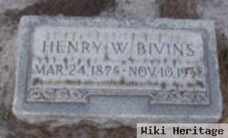 Henry W Bivins