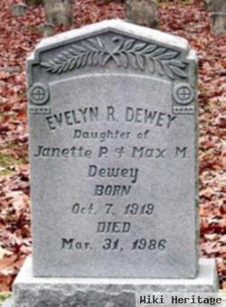 Evelyn R. Dewey