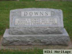 Bertha Leona Porter Downs