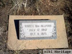 Ransom William "rance" Allphin