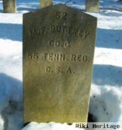 Pvt M. F. Buttrey