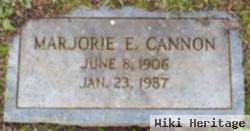 Marjorie E Cannon