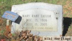 Mary Raby Taylor