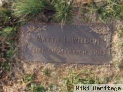 Mattie L Weldon