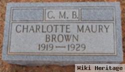 Charlotte Maury Brown