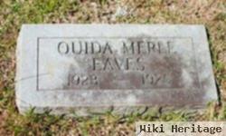 Ouida Merle Eaves