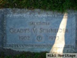 Gladys V Schneider